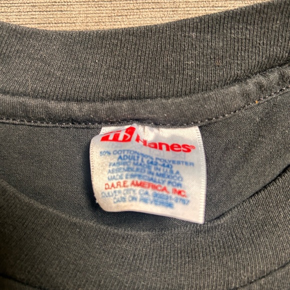 Vintage DARE Drug Resistance program neon letters t-shirt Large - Picture 3 of 7